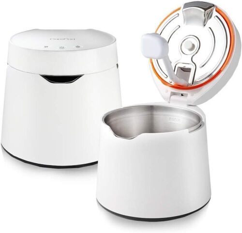 CarePod 31S Stainless Steel Ultrasonic Cool Mist Humidifier Whisper-Quiet Easy Clean for Large Room 1gal (4liter), Only 3 Washable Parts, Auto Shut-off, Reusable Filter Aroma Diffuser  - Lot 544