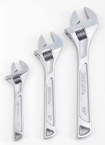 Husky 3-Piece Adjustable Wrench Set  - Lot 516