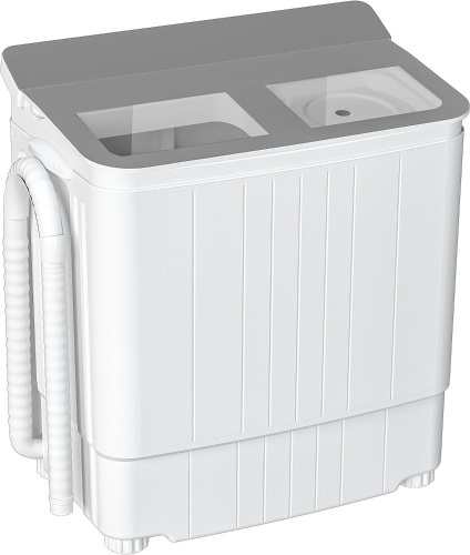 INTERGREAT Portable Washing Machine, 14.5 lbs Mini Compact Washer Machine and Dryer Combo, Small Twin Tub Washer with Drain Pump and Spin Cycle  - Lot 84