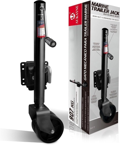 Aukayne Boat Trailer Jack with Wheel Swivel- 2000 LBs 12" Lift Heavy Duty, Extended Lifespan - Lot 154