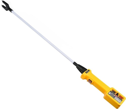 SSEAL Electric Livestock Prod for Cattle, Cow, Dog, Hog, Goat, and Sheep. Rechargeable Hot Shot Cattle Prod with LED Light, Equipped with Flexible Shaft - Lot 163