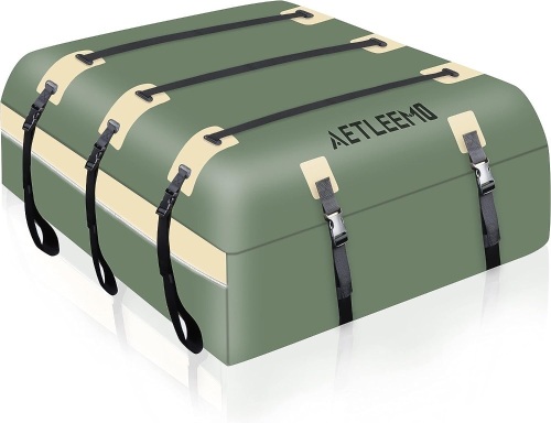 AETLEEMO Rooftop Cargo Carrier, 24 Cubic Feet 100% Waterproof 840D Car Roof Luggage Bag for All Vehicle with/Without Rack, Includes Anti-Slip Mat - Lot 196