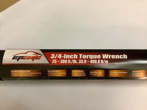 3/4 inch torque wrench  - Lot 358