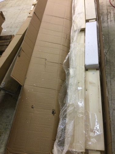 EaseLife 36"X84"IN H Shape Barn door - Lot 627