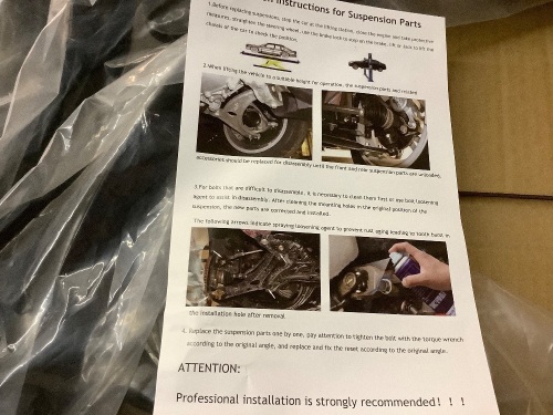 Suspension Parts - Lot 734