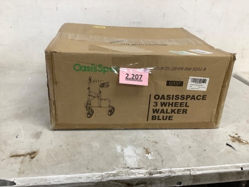 OasisSpace 3 Wheel Walker - Lot 2207