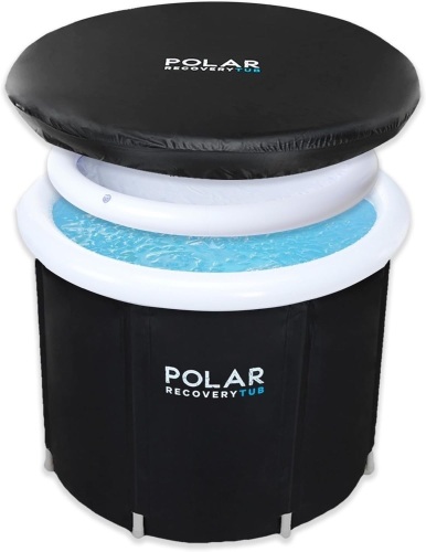 Polar Recovery Tub/Portable Ice Bath for Cold Water Therapy Training/Cold Plunge tub for Athletes - Adult Spa for Ice Baths and Soaking - Lot 2240