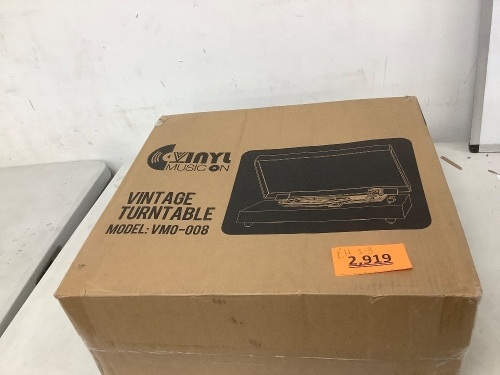 VINTAGE TURNTABLE - Lot 2919