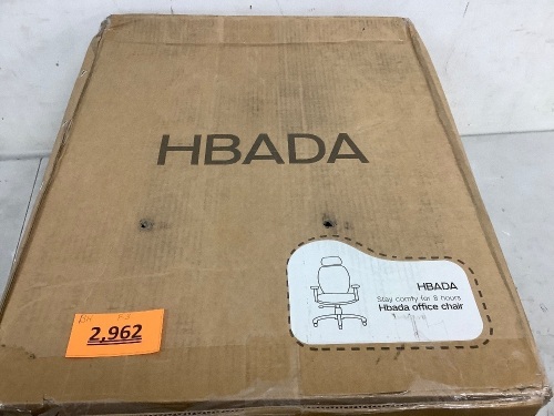 White Hbada Office Chair - Lot 2962
