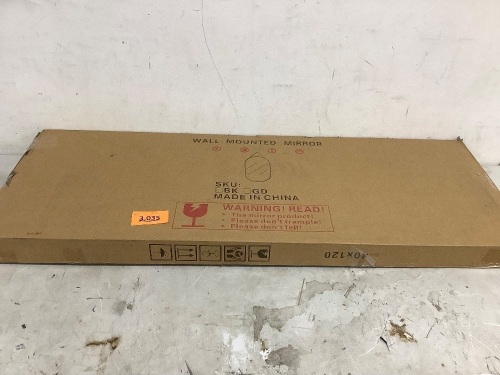 Wall Mounted Mirror - Lot 3035