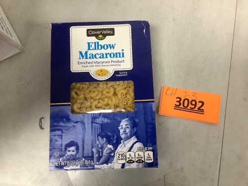 Box of Elbow Macaroni 12 pieces - Lot 3092