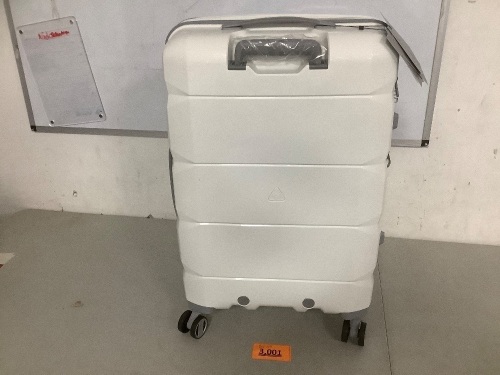Luggex White 20" Carry on - Lot 3001