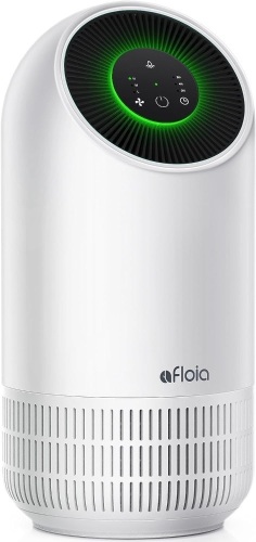 Afloia Hepa Air Purifiers for Home - Large Room Up to 880 Ft², H13 Ture Hepa Filter Air Cleaner for Allergies, Remove 99.99% Pets Hair Odor Dust Smoke Mold Pollen, Fillo White - Lot 3055