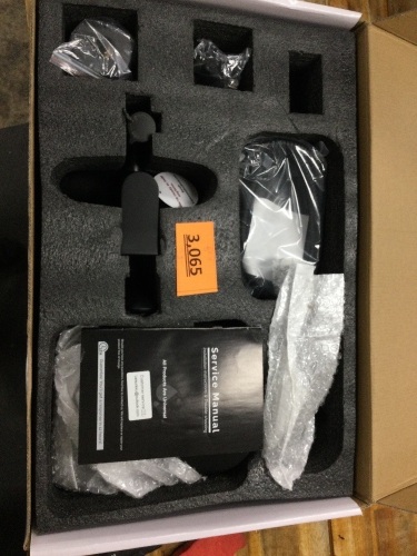 Matte Black Shower Head - Lot 3065