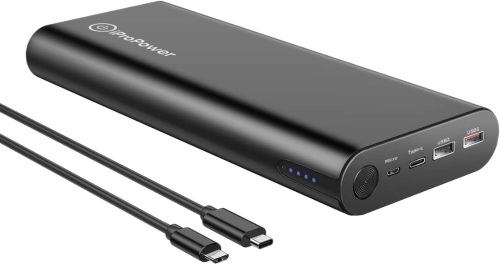 iProPower USB-C PD Power Bank 27000mAh, Portable External Battery Pack Power Delivery Charger for MacBook Air/Pro Laptop Tablet iPhone Smartphone 99.9 Wh - Lot 3111