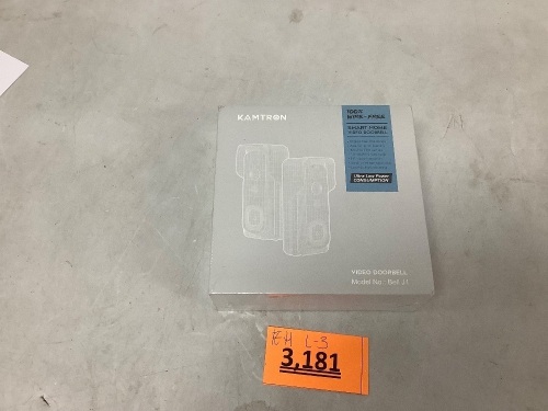 Kamtron Video Doorbell - Lot 3181