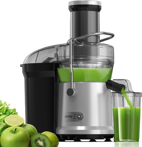 SiFENE Juicer, Rapid Juice Extractor Machine, 1000W Powerful Motor, Big 3.2'' Feed Chute for Whole Fruit & Veg Juicing, Easy to Clean - Lot 3216
