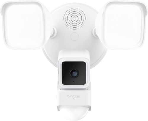 Wyze Cam Floodlight with 2600 Lumen LEDs, Wired 1080p HD IP65 Outdoor Smart Security Camera, Color Night Vision, 270-Degree Customizable Motion Detection, 105dB Siren, and Two-Way Audio - Lot 3168