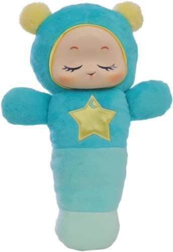 Playskool Glo Worm SmartSense Cry Sensor and Voice Recordable Soft Stuffed Soother Toy for Newborn, Baby, and Toddler (Amazon Exclusive) - Lot 3170