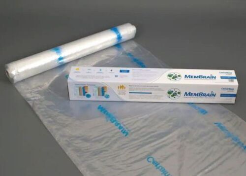 CetrainTeed MemBrain 8 ft. W X 50 ft. L Unfaced Air Barrier and Smart Vapor Retarder Roll 416.5 sq f  - Lot 523