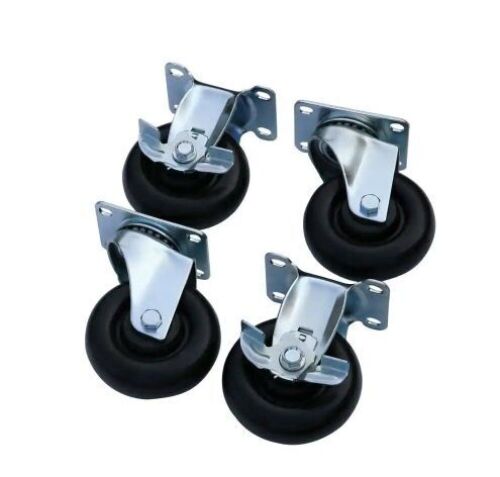 Husky 4 in. Caster Kit for Regular Duty Steel Garage Base Cabinets  - Lot 525