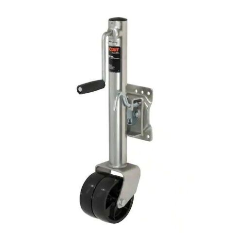 CURT Marine Jack with Dual 6" Wheels, 1,500 lbs., 10" Travel  - Lot 555