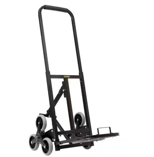 VEVOR Stair Climbing Cart 375 lbs. Foldable Hand Truck with Backup Wheels  - Lot 694