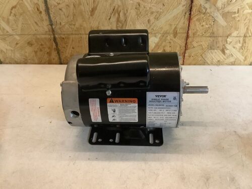 VEVOR Air Compressor Electric Motor, 5 HP SPL 3450 RPM, 208-230 Volt 3.1 KW Single Phase, 56 Frame 5/8" Keyed Shaft 60 Hz, Commercial-Duty CCW Rotation, 1.88" Shaft Length NEMA for Air Compressors - Lot 735