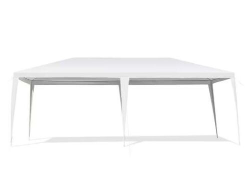 HONEY JOY 20 ft. x 10 ft. White Outdoor Wedding Party Event Tent Gazebo Canopy Pavilion  - Lot 150