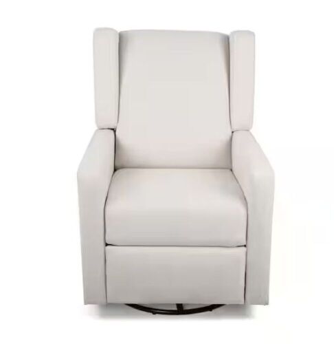 Noble House Hounker Beige Fabric Recliner  - Lot 28