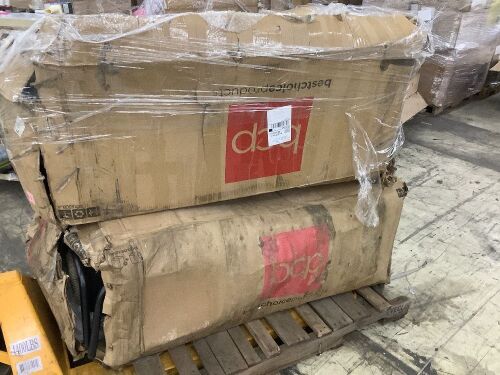Lot of (2) Woven Patio Furniture Sets - Unknown if Complete, For Parts/Repair  - Lot 465