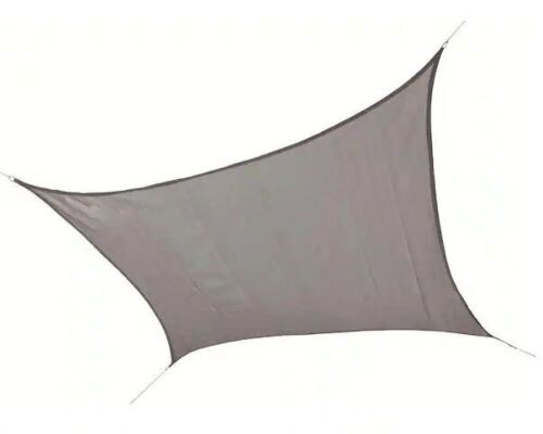Vigoro 12 ft. x 12 ft. Stone Gray Square Shade Sail  - Lot 356