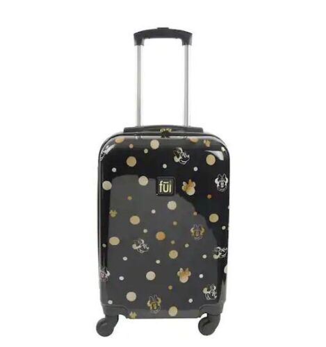Ful 21 in. Black Disney Golden Minnie Luggage Spinner - Lot 347