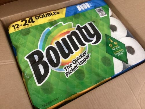 Bounty Select-A-Size White Paper Towel Roll, 12 Double Rolls  - Lot 358