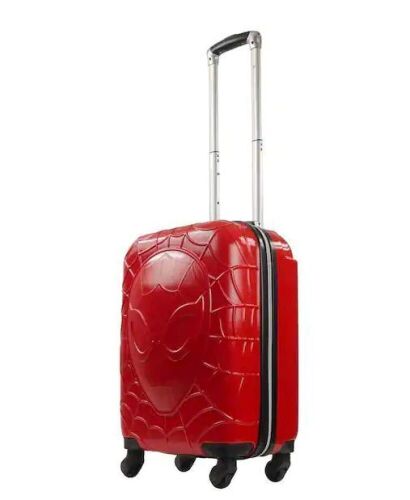 Ful 21 in. Luggage Red Marvel Molded Spiderman 4-Wheel Spinner  - Lot 388