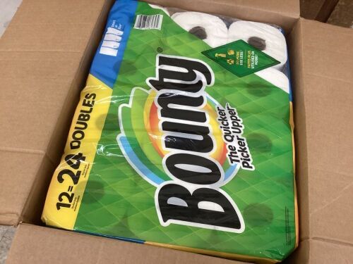 Bounty Select-A-Size White Paper Towel Roll, 12 Double Rolls  - Lot 377