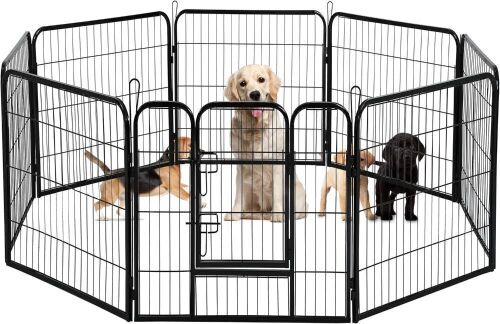 BestPet Heavy Duty Pet Playpen, 40-Inch, Black - Lot 111