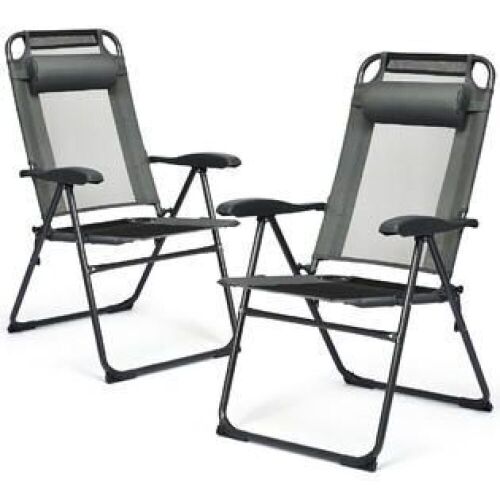 Adjustable Folding Chairs, Set of 2  - Lot 121