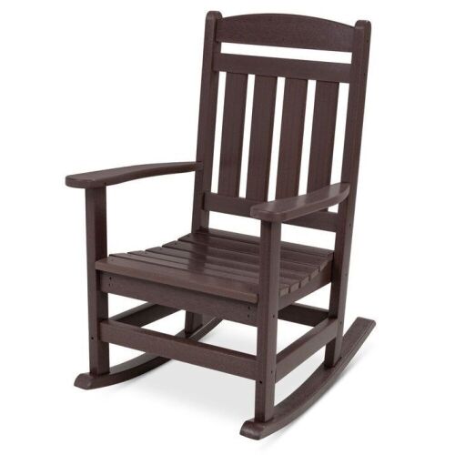 All-Weather Indoor Outdoor Porch Rocking Chair w/ 300lb Weight Capacity  - Lot 104