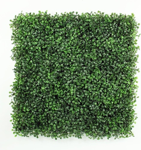 ULAND Artificial Grass Wall Panels, 6pcs 20"x20" Boxwood Hedges Mats, Greenery Backdrop Garden Privacy Screen Fence - Lot 350