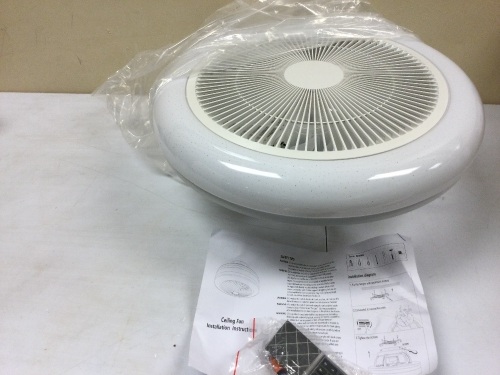Ledeak Ceiling fan with light 18 inch - Lot 113