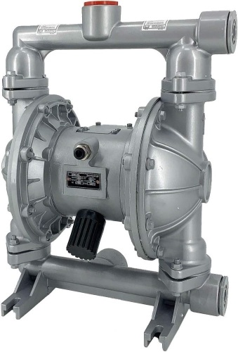 Cozyel Air-Operated Diaphragm Pump Double Diaphragm Pump 1-1/2 inch Inlet & Outlet, Air Diaphragm Pump Dual Diaphragm Air Pump Aluminum Alloy 44 GPM Max 115PSI, QBK_40L - Lot 114
