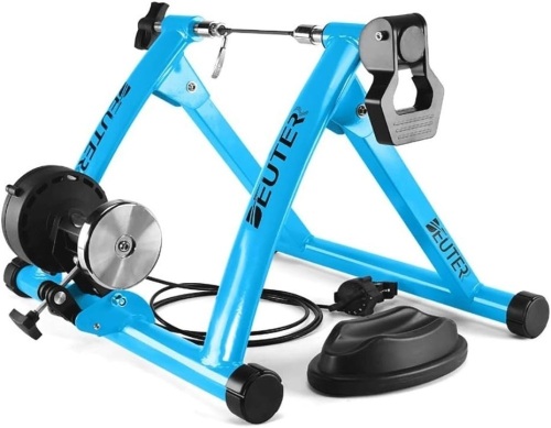 Bike Trainer, Magnetic Bicycle Stationary Stand for Indoor Exercise Riding, 26-29" & 700C Wheels,  - Lot 117