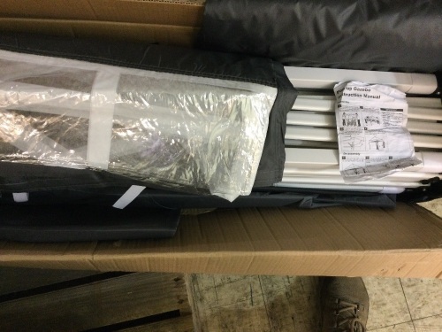 Pop Up Canopy with 2 windows Grey - Lot 321