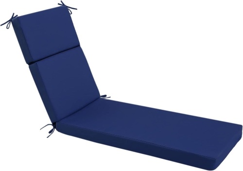 idee-home Chaise Lounge Cushions Outdoor Furniture, Patio Cushions Lounge Outside Chair Cushions Weather Resistant Lounge Chair Cushion Outdoor Cushions for Lawn Pool Cushions 72in.L x 21in.W x 3in.D - Lot 348