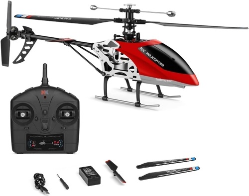 GoolRC WLtoys V912-A 2.4GHz Remote Control Helicopter Altitude Hold RC Helicopters 4CH Alloy Fuselage with Function One Key Take Off Land - Lot 358