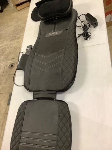 RENPHO Back Massager with Heat, Shiatsu Massage Cushion with Heat for Home Office Use, FSA and HSA Eligible- Black - Lot 515