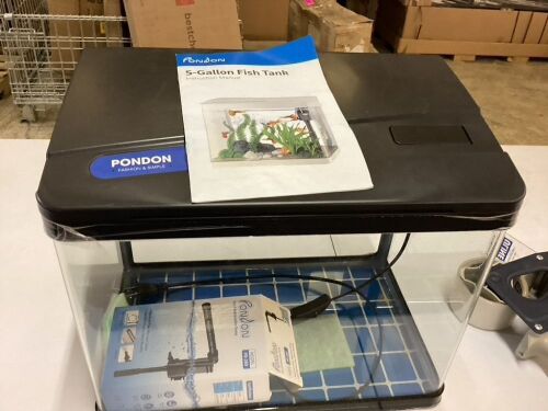 Pondon 5 Gallon Fish Tank - Lot 444
