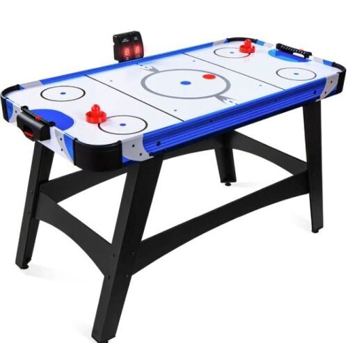 Air Hockey Table w/ 2 Pucks, 2 Paddles, LED Score Board - 58in - Lot 452