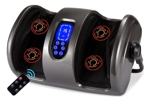 Reflexology Shiatsu Foot Massager w/ High-Intensity Rollers, Remote Control $199.99 - Lot 464